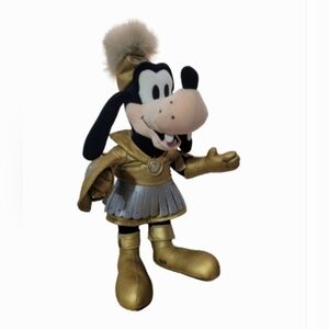 Vintage Disney Goofy Gladiator Plush Stuffed Toy Fun Playtime Adventure